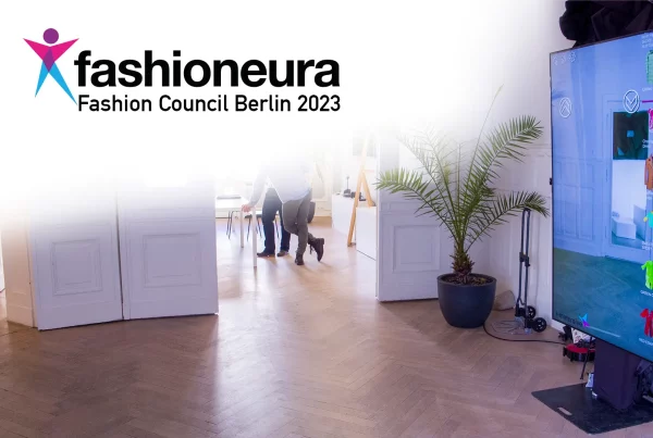 Fashion council berlin 2023. Showing the Magic mirror of i-mmersive